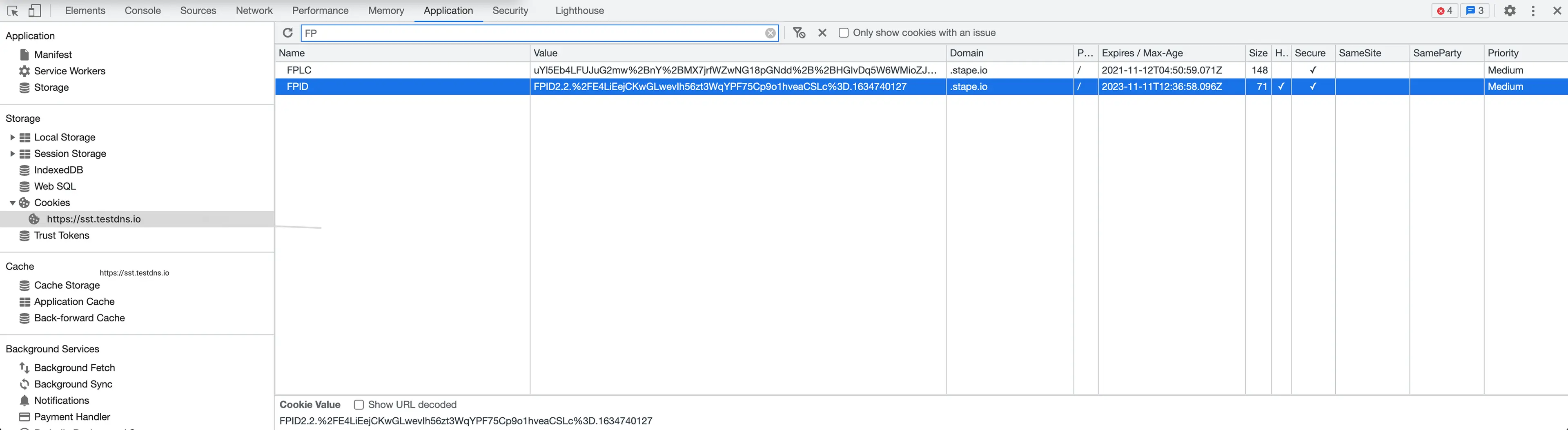 Test Google Analytics server-side cookies