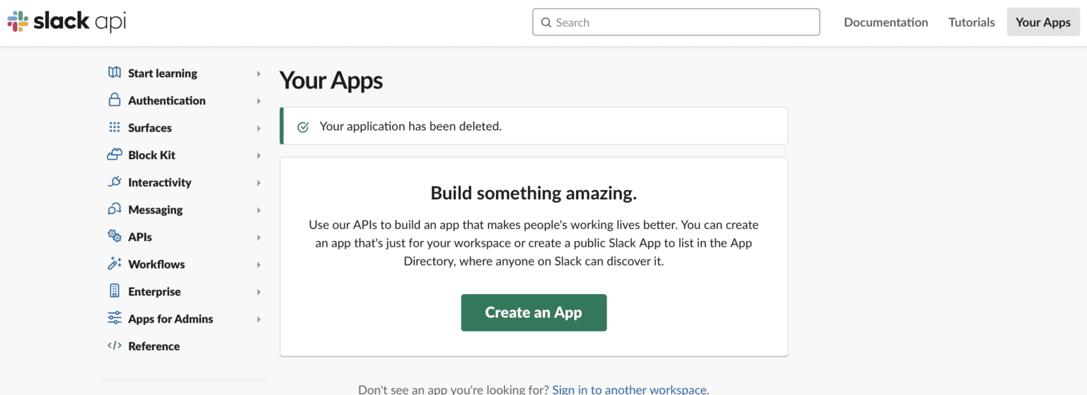 slack api