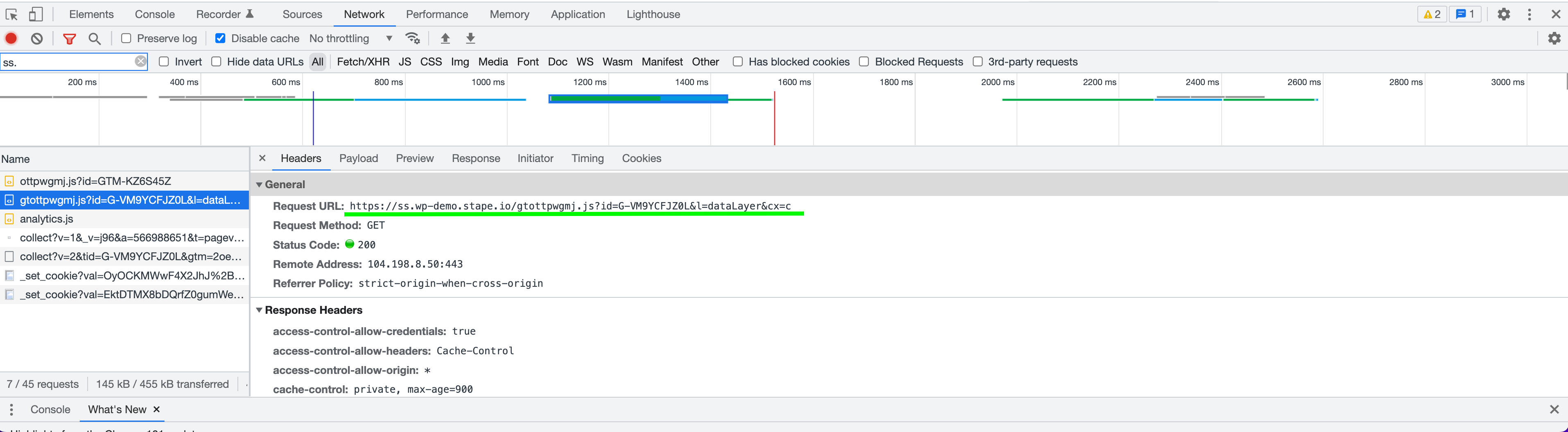 custom Google Analytics 4 loader