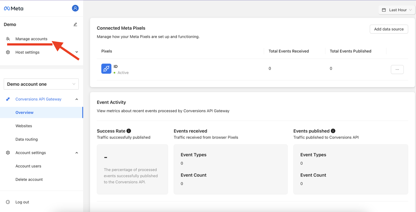 conversions api gateway environment