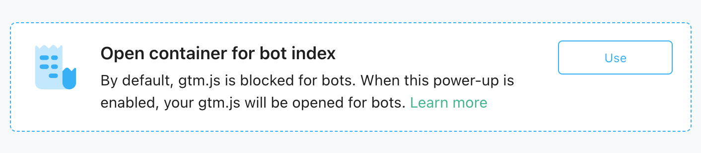 open gtm.js for bots in stape