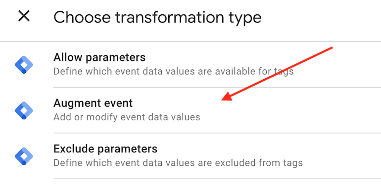 Augment Event in server Google Tag Manager