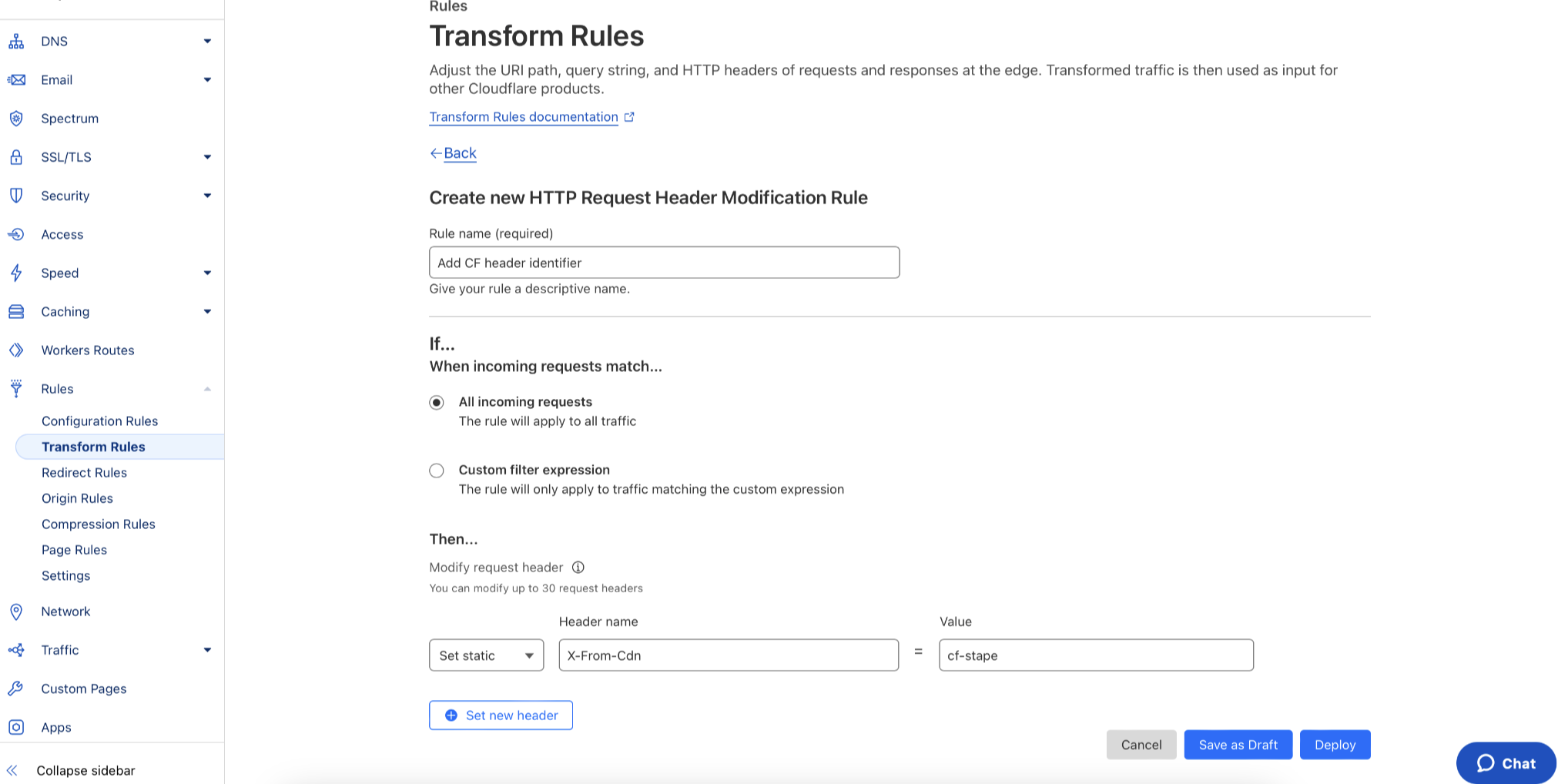 cloudflare rules