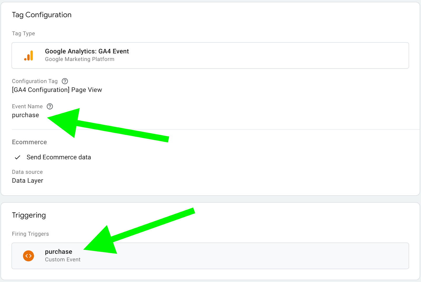 Set up GA4 configuration - stape