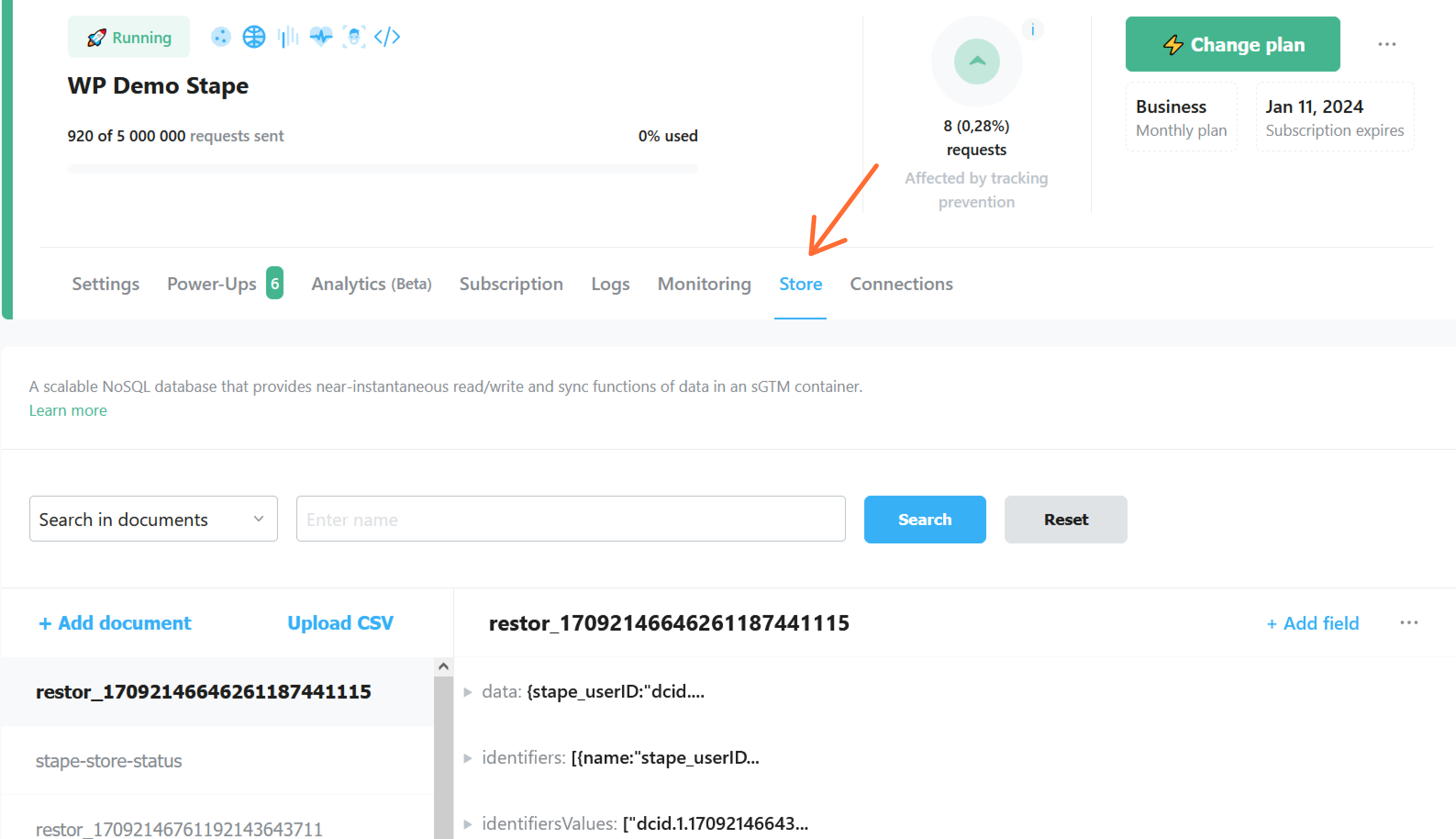 stape store solution for server gtm