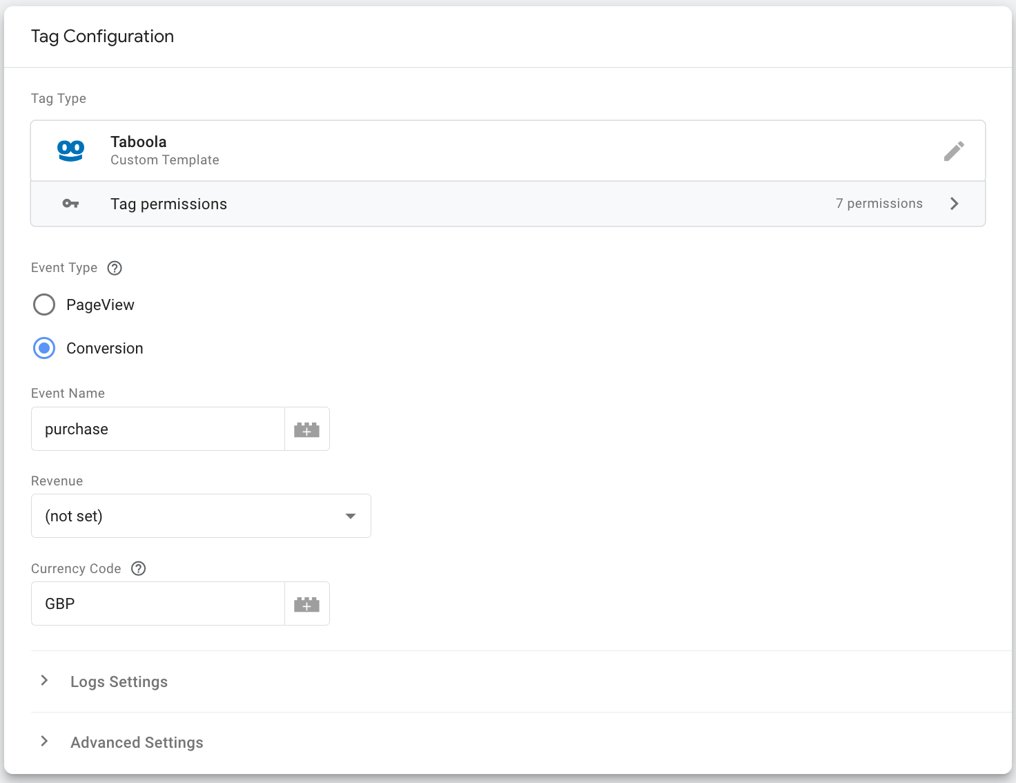 taboola s2s integration