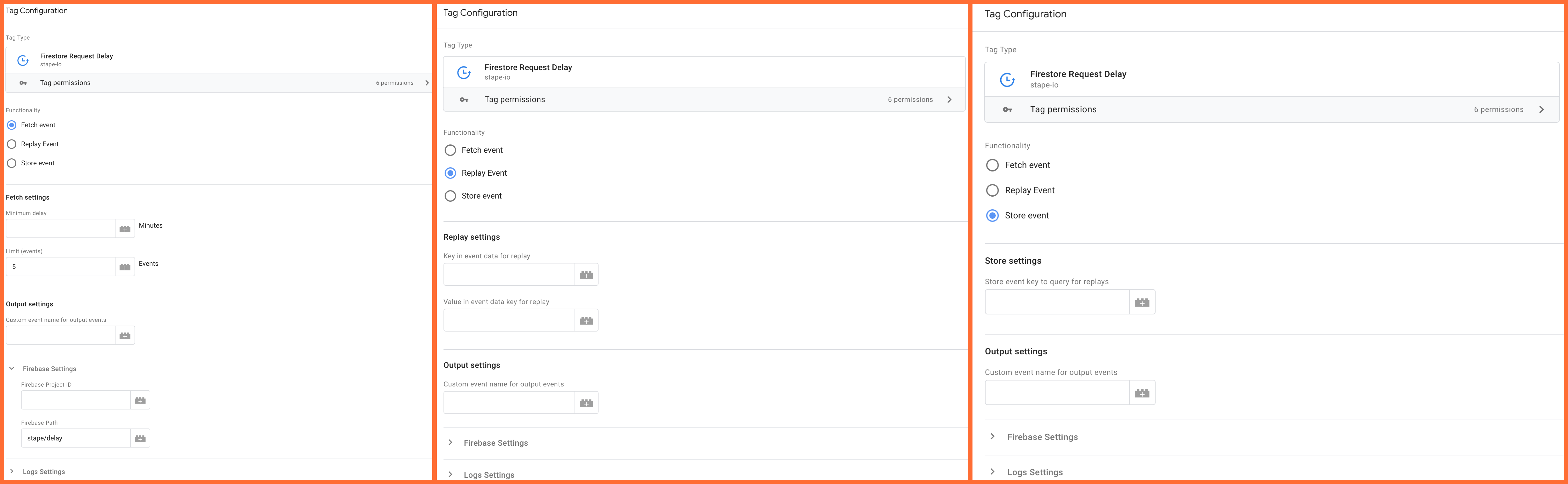 Firestore Request Delay tag for Google Tag Manager server container