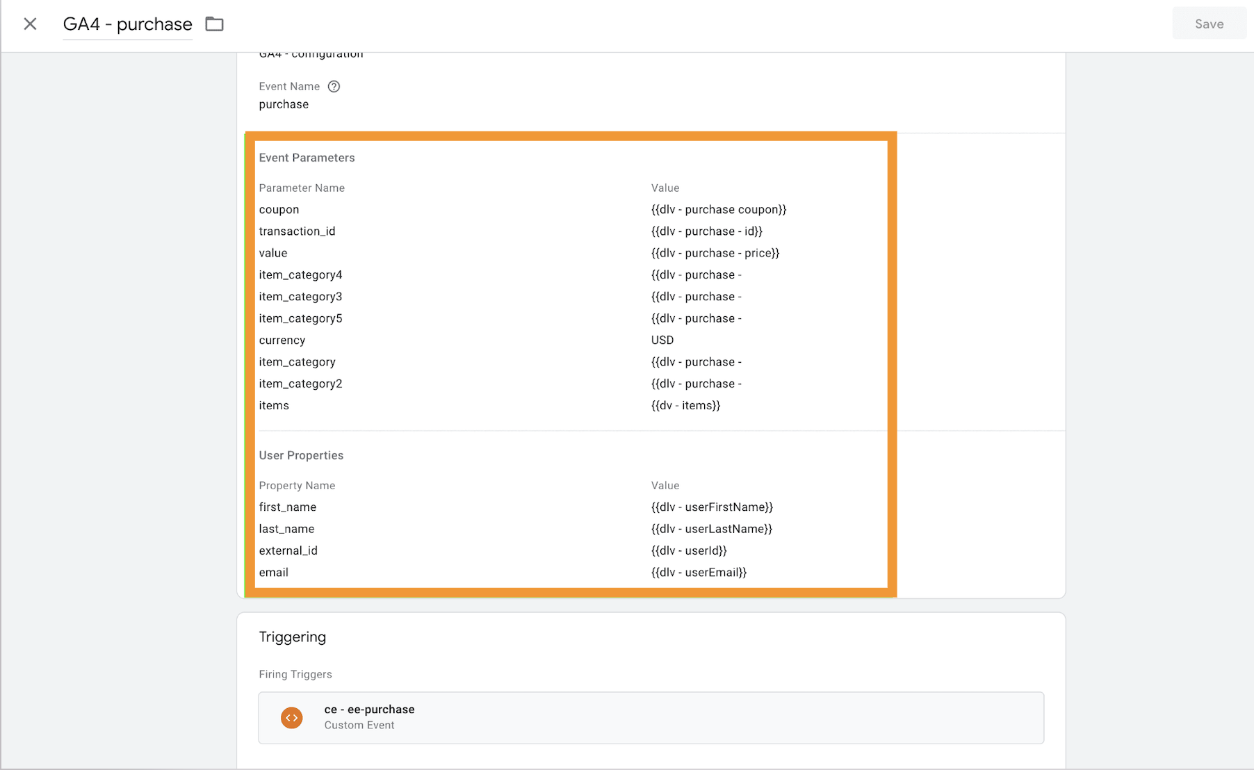 GA4 setup to send data from the web to the server GTM