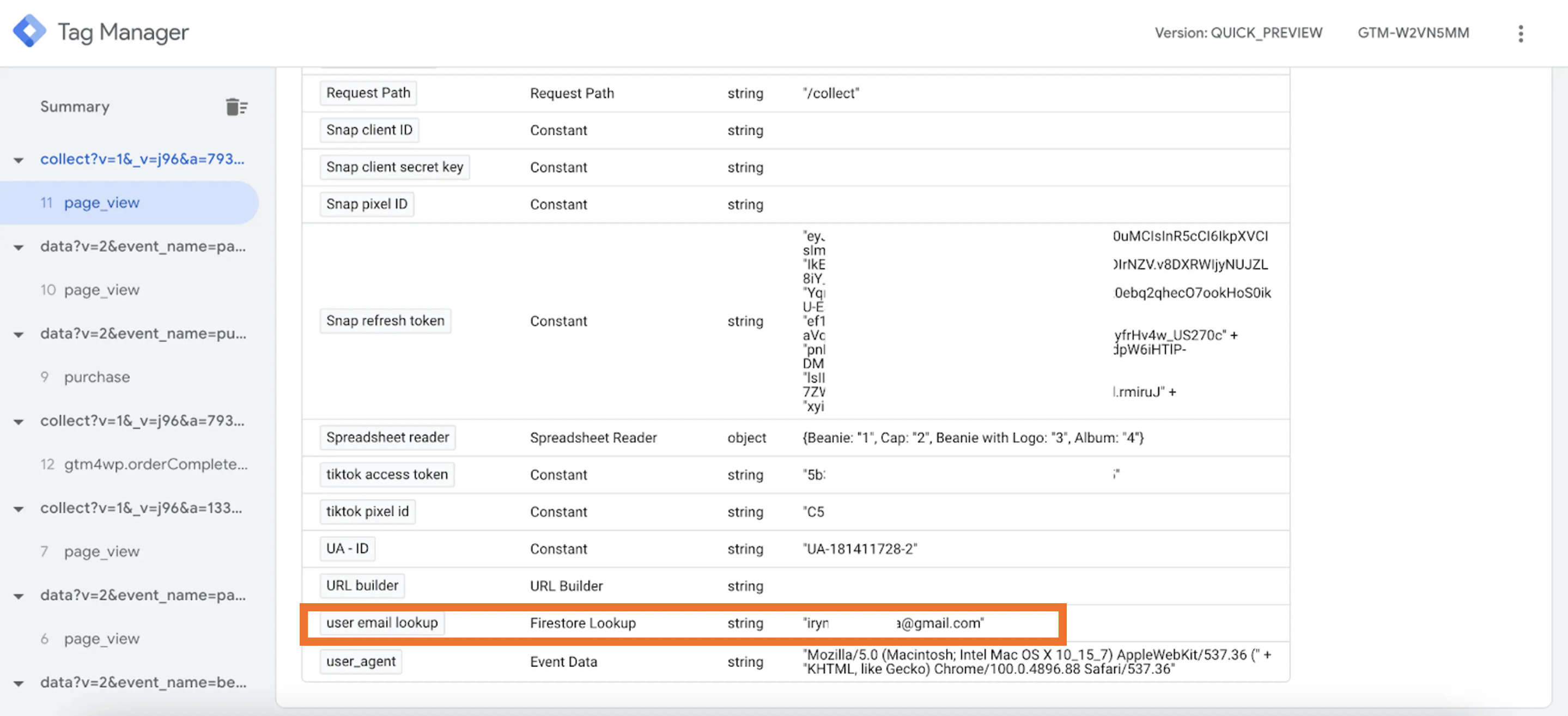 Testez la variable de recherche Firestore&nbsp;