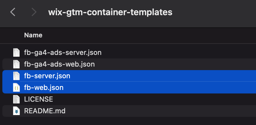 Download and import container templates from our GitHub