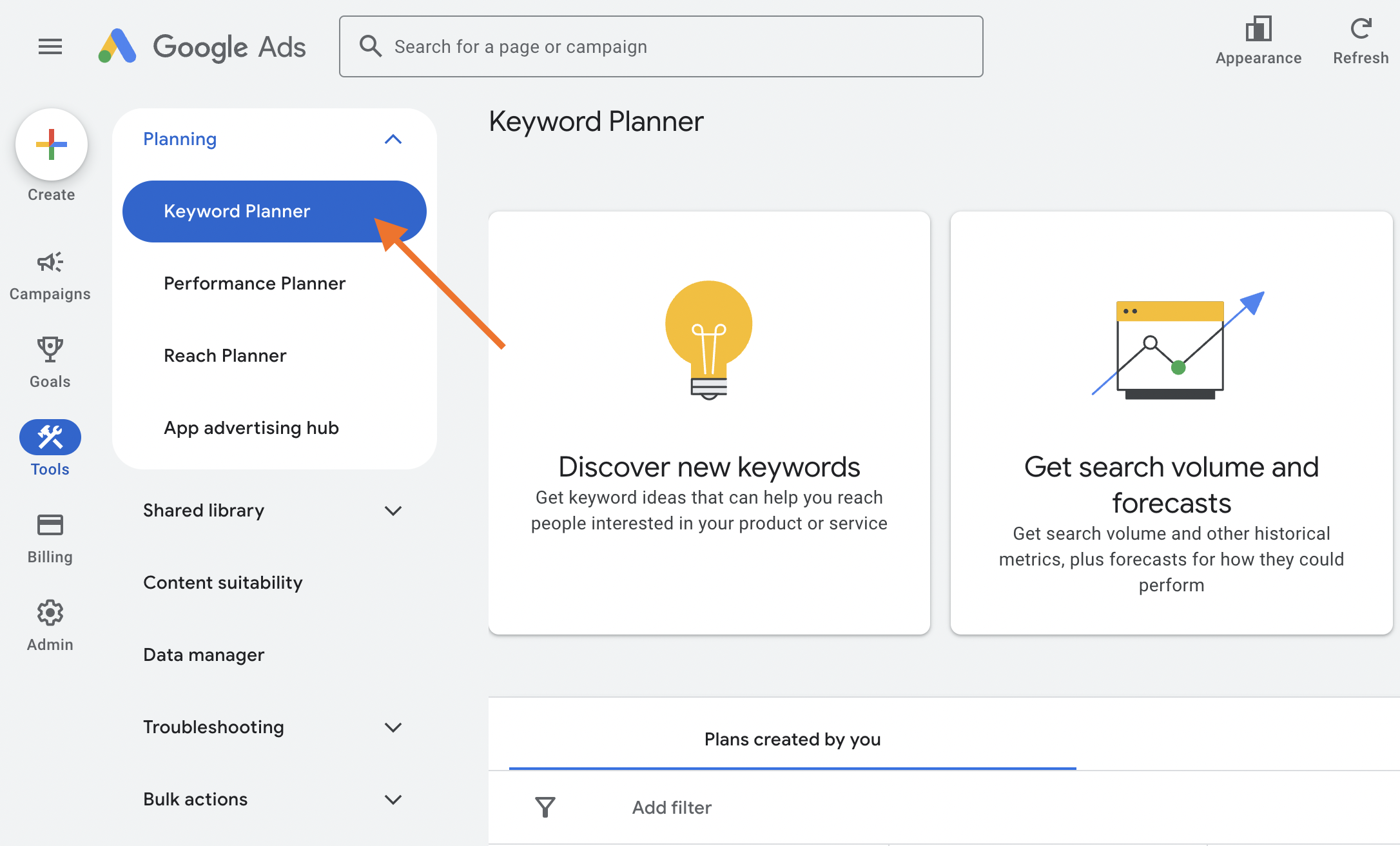 Keyword Planner