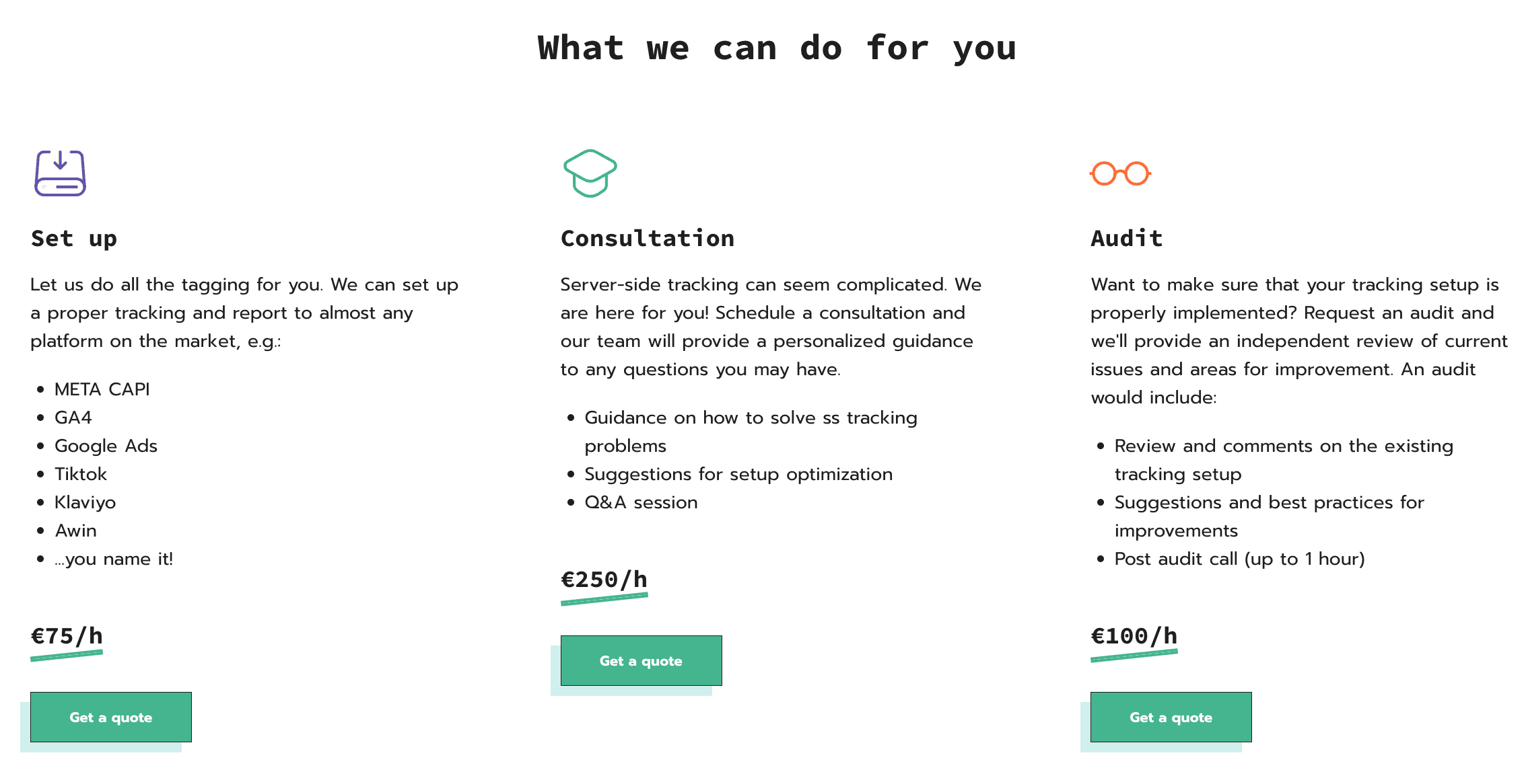 Stape Agency services