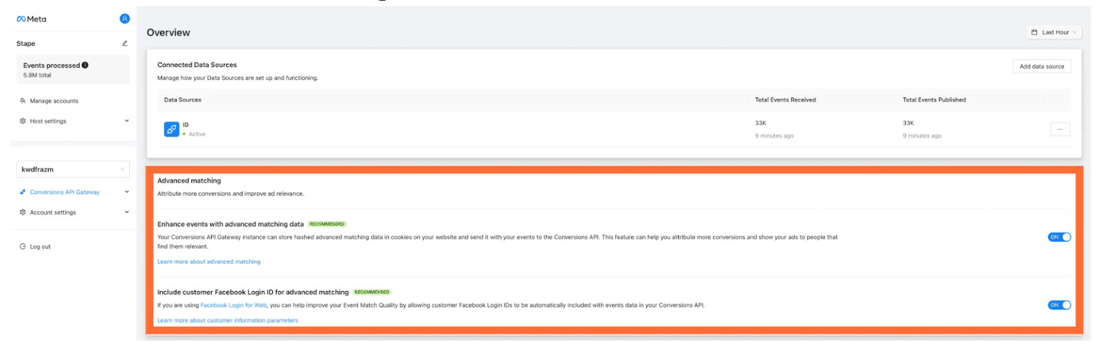 CAPIG hub interface