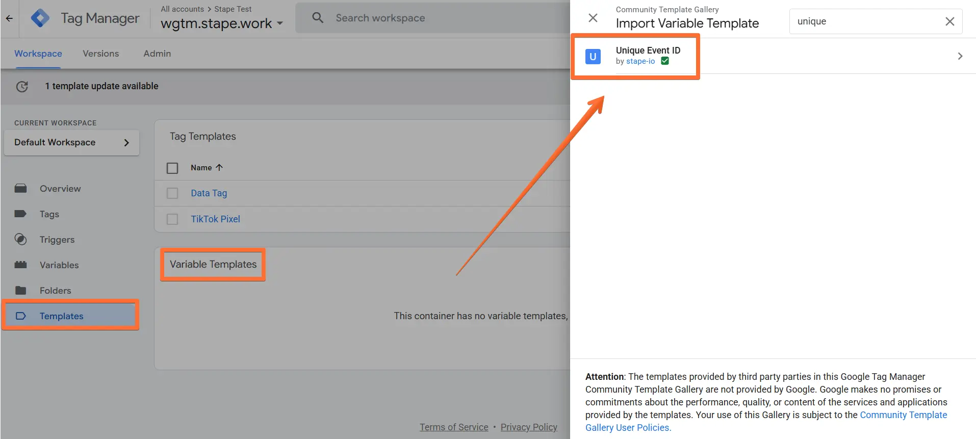 Search for Unique Event ID variable