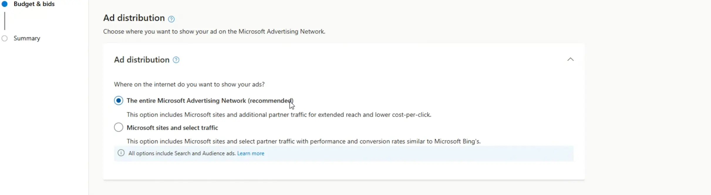 Ad distribution sources