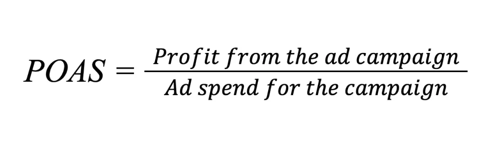 POAS calculation formula