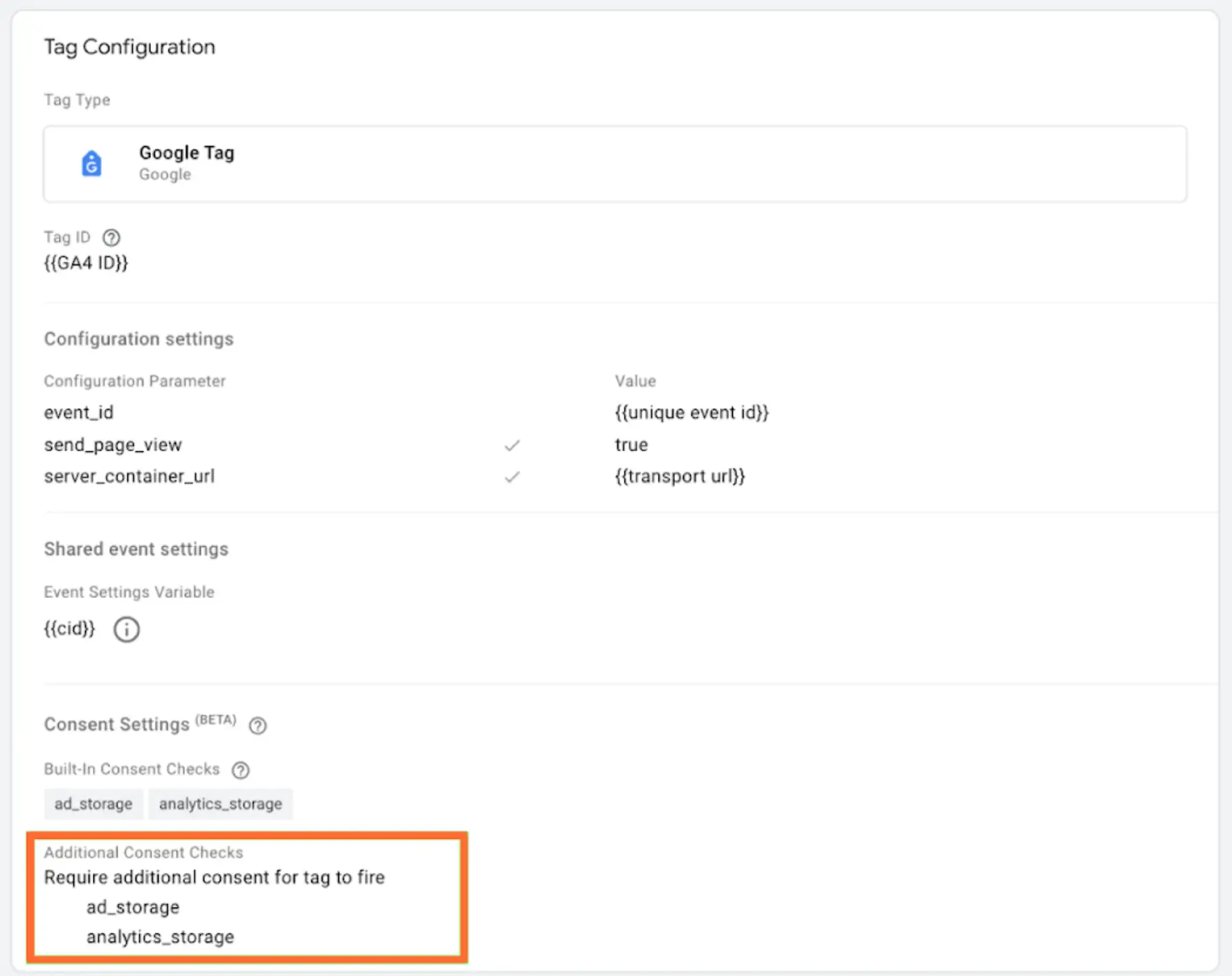 Basic consent mode in Google Tag