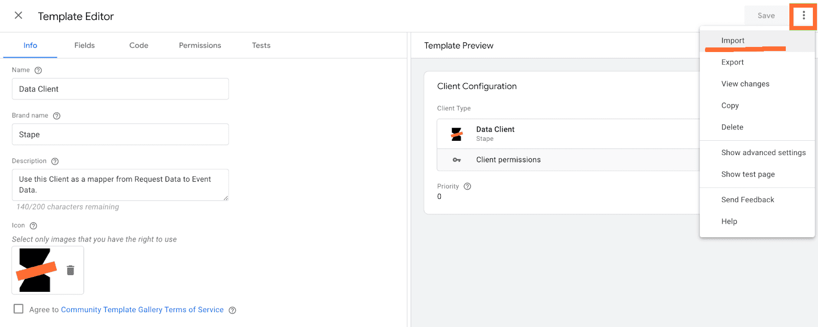 Data Client tag in Google Tag Manager