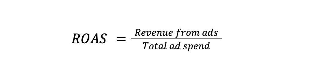 ROAS calculation formula