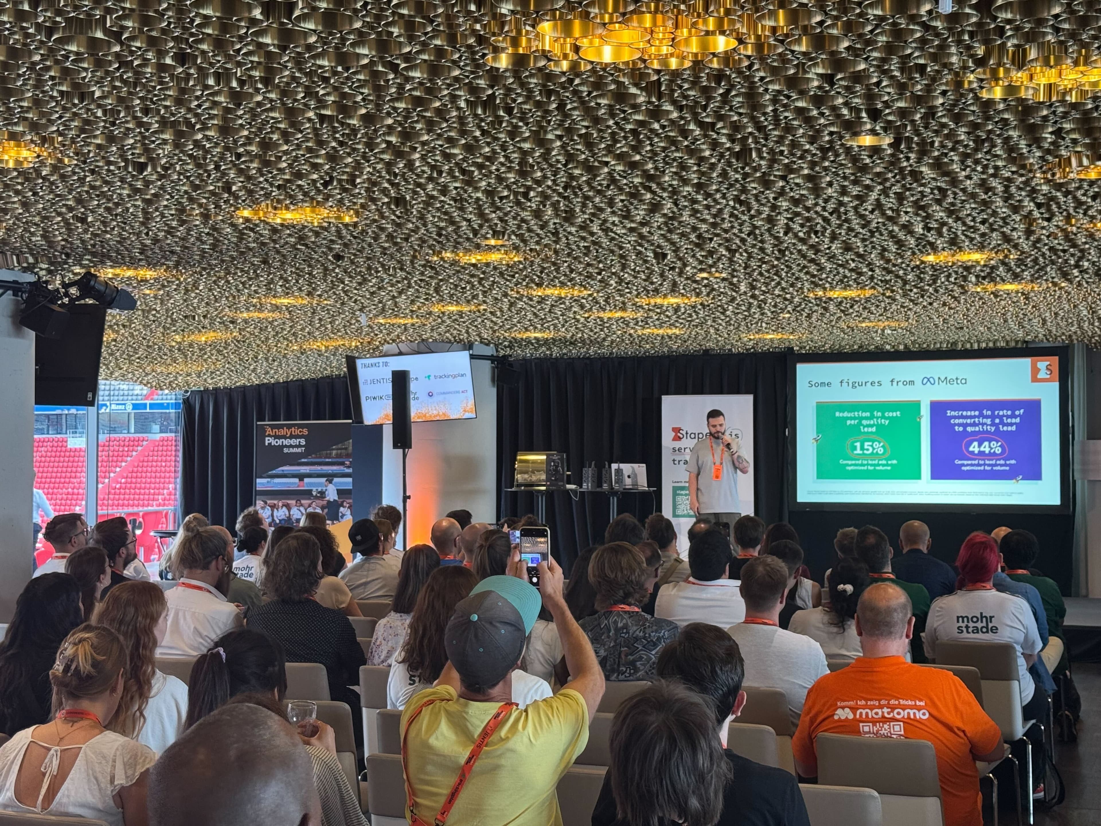 Stape at Analytics Pioneers Summit in Munich, Germany