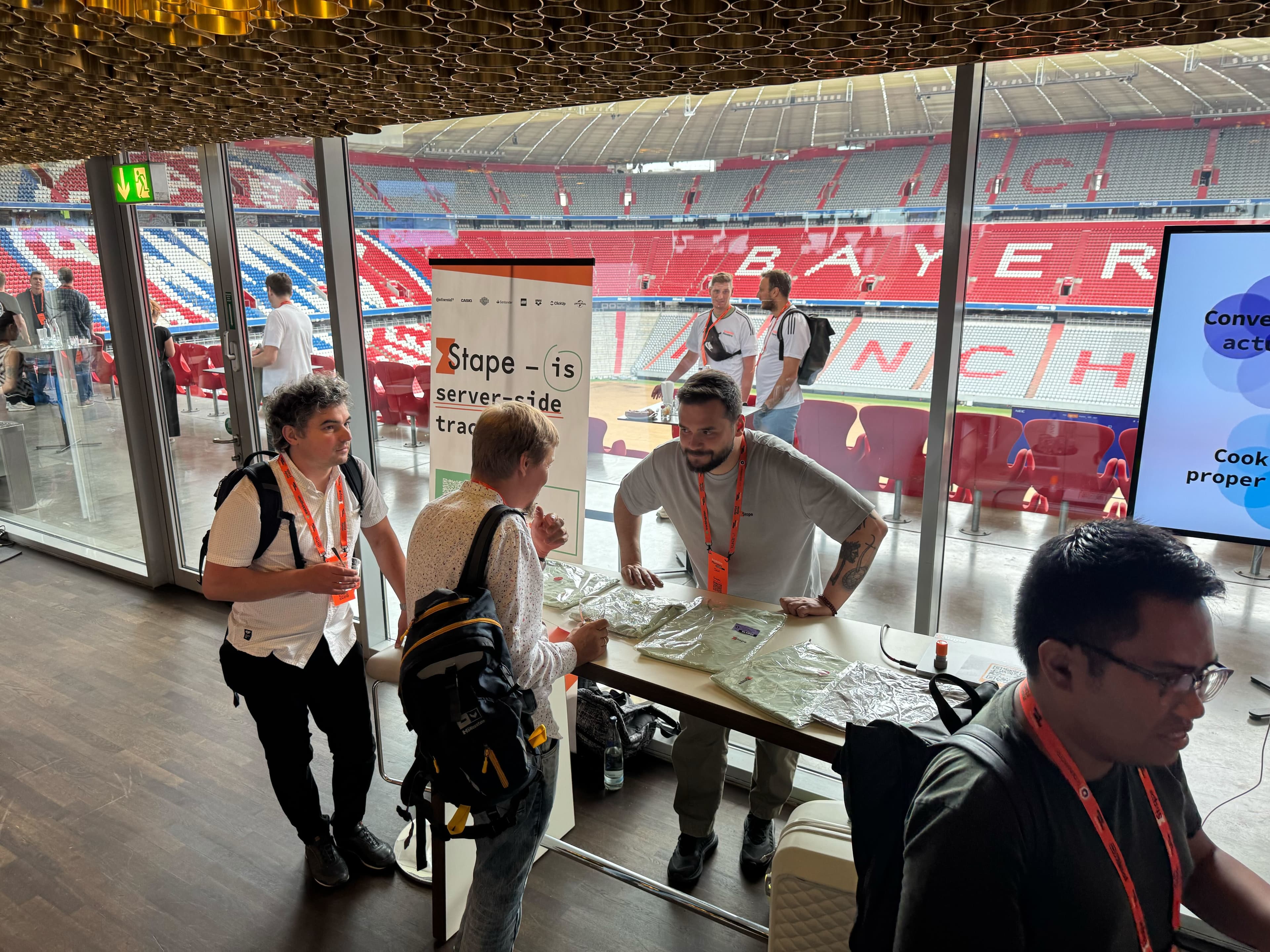 Stape at Analytics Pioneers Summit in Munich, Germany