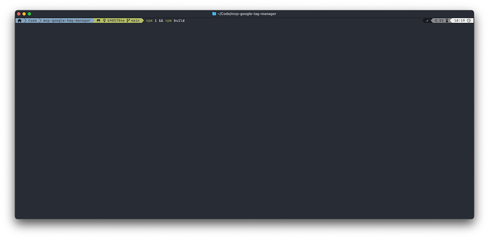 npm install && npm build