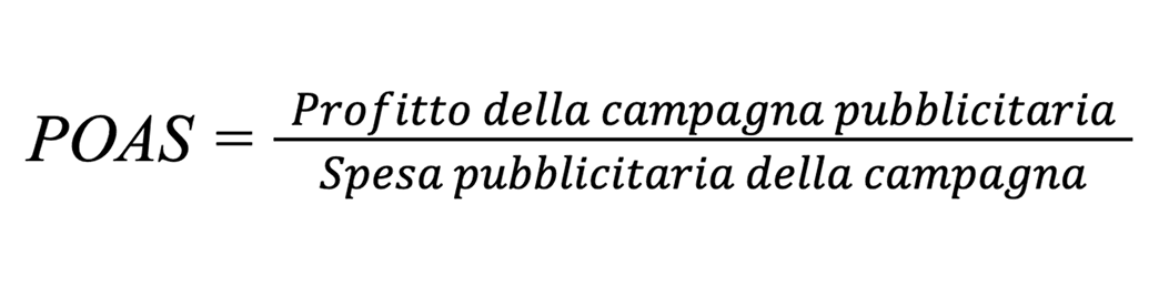 Formula di calcolo POAS