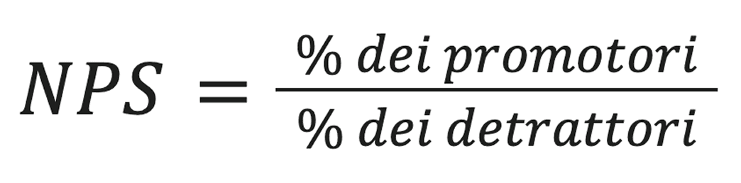 Formula di calcolo dell'NPS