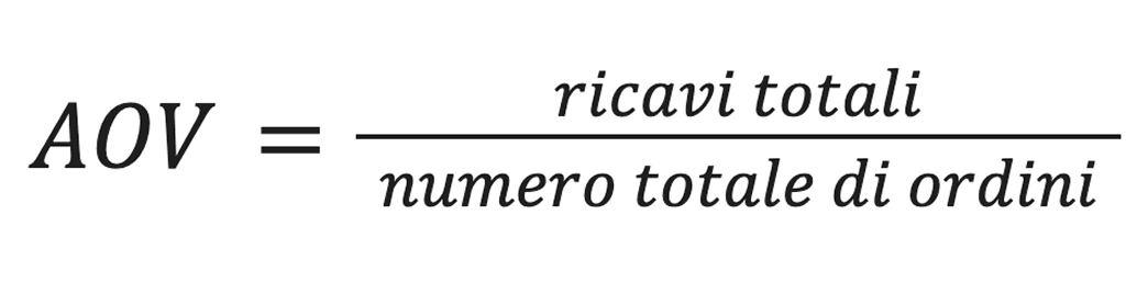 Formula di calcolo dell'AOV