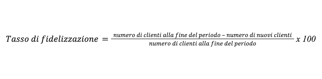 Formula di calcolo del tasso di fidelizzazione