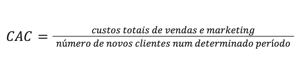 Fórmula de cálculo do CAC