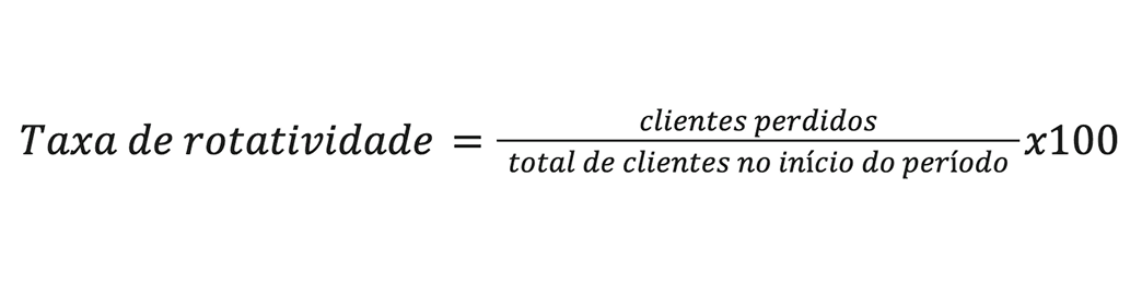 Fórmula de cálculo da taxa de rotatividade