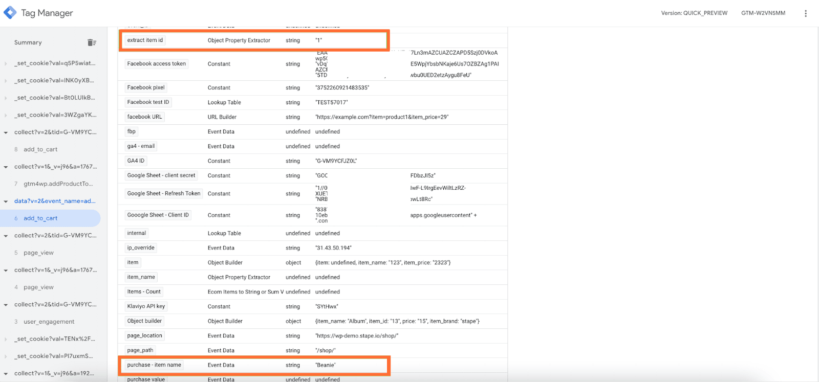 Read data from Google Sheets to sGTM