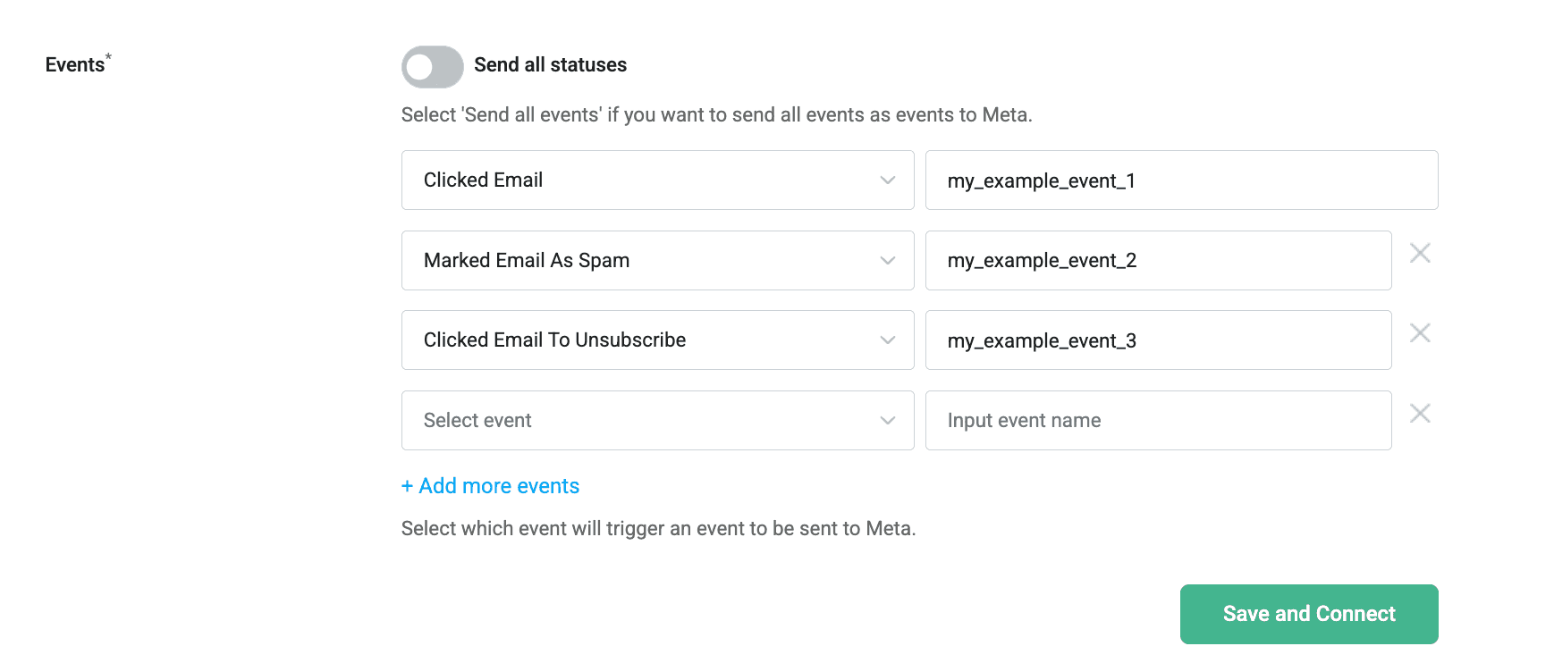 Send events to Meta