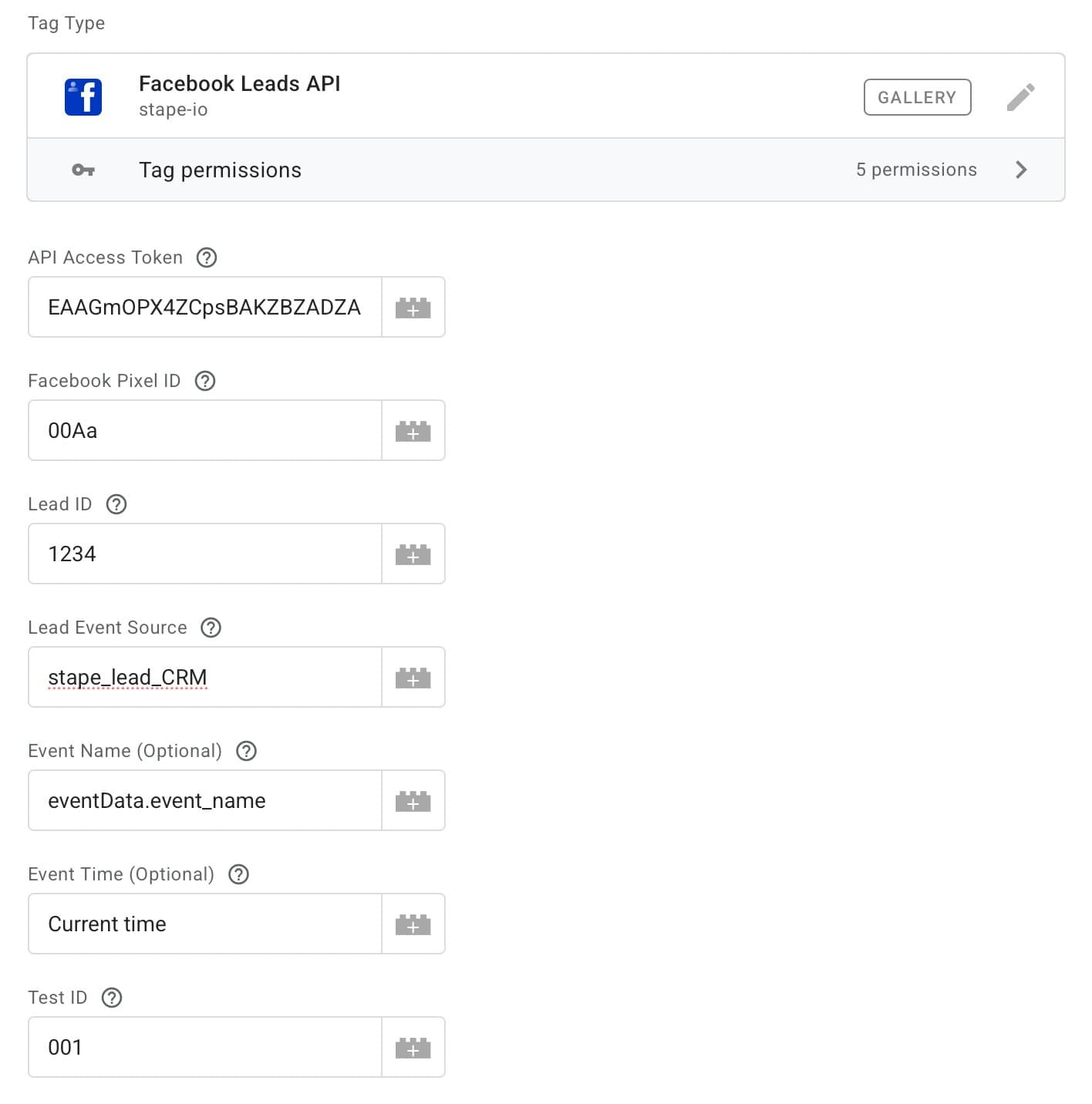Facebook Leads API - Stape