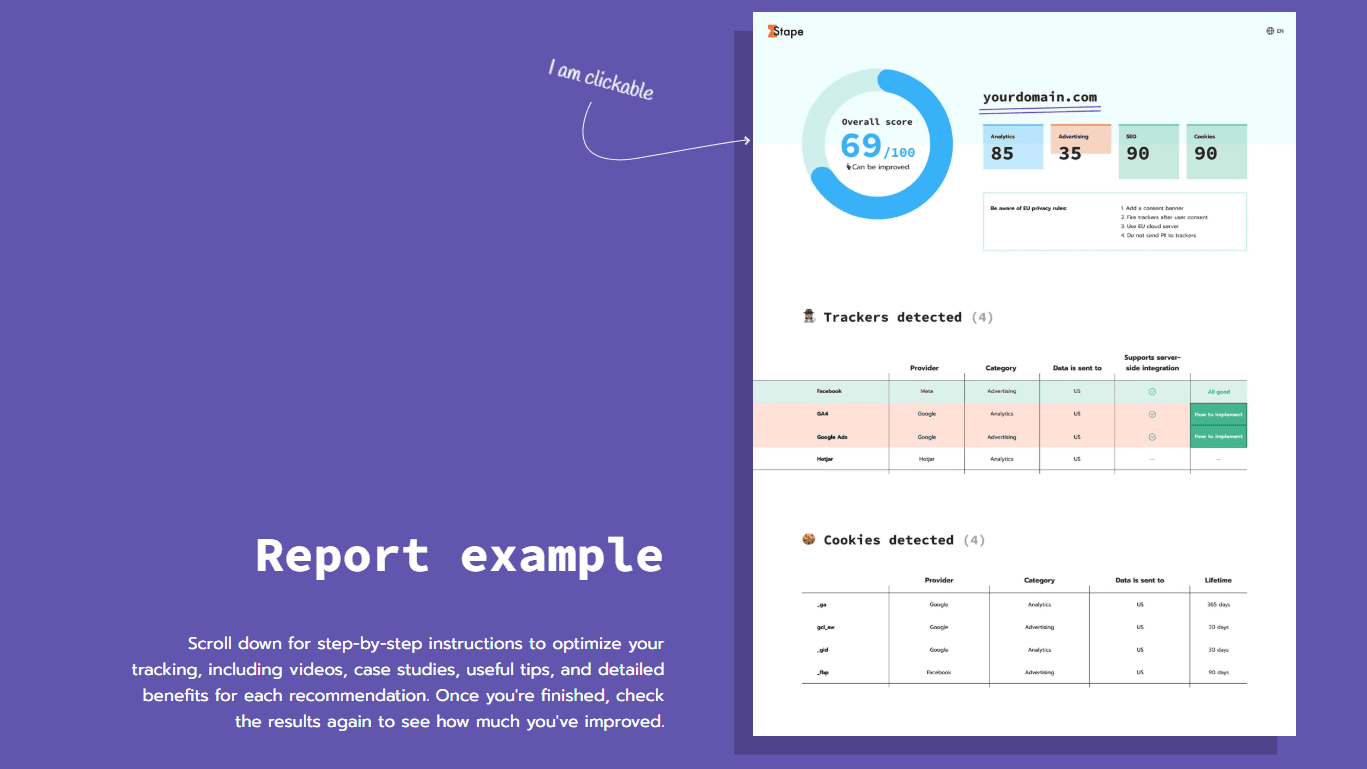 Report example