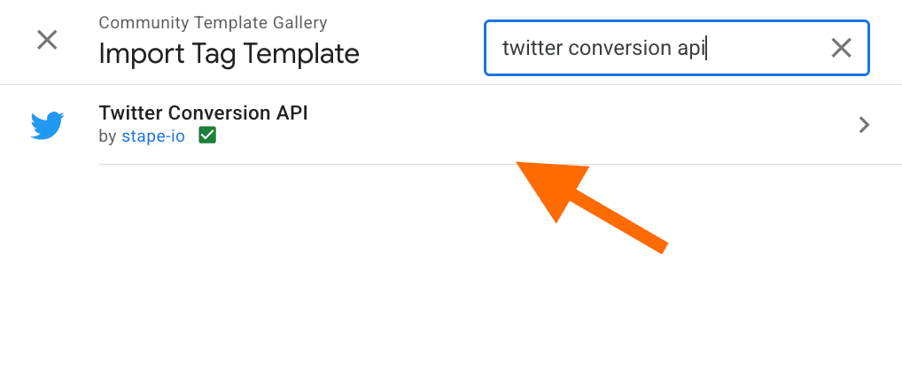 Twitter Conversions API tag