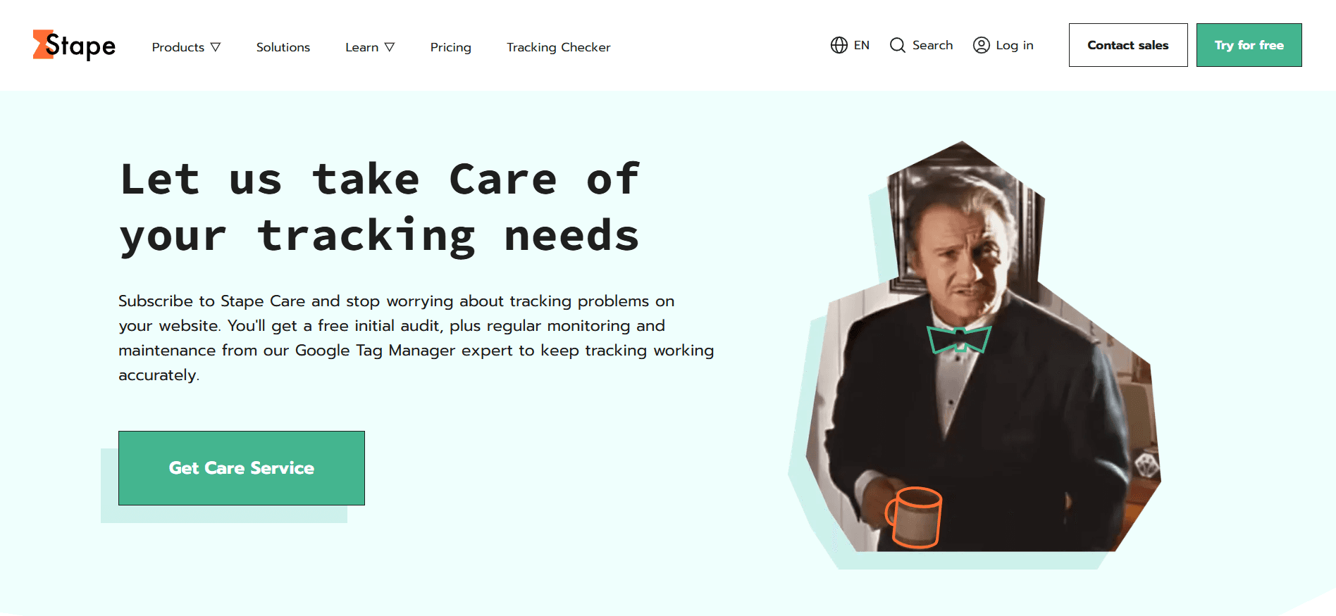 Stape Care page