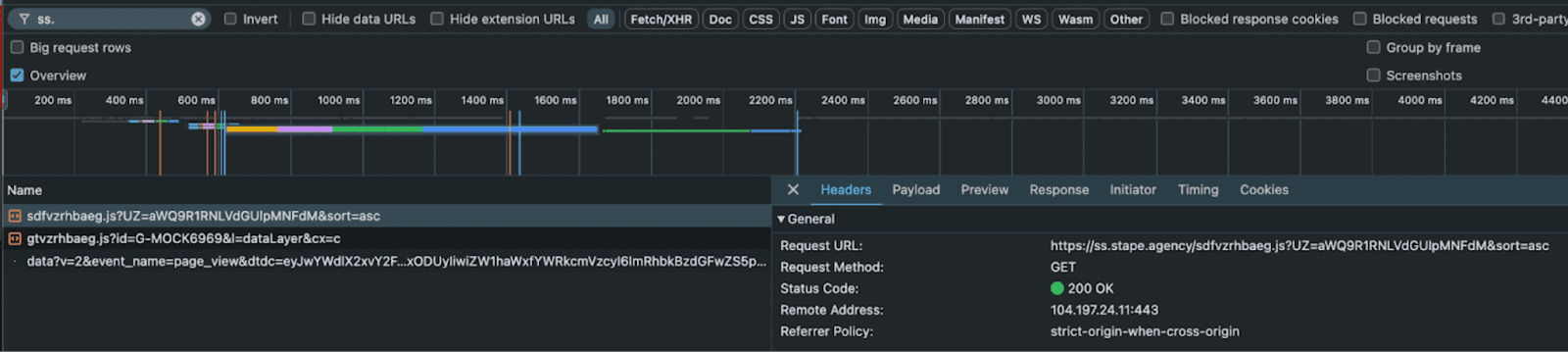 Setup verification on the website
