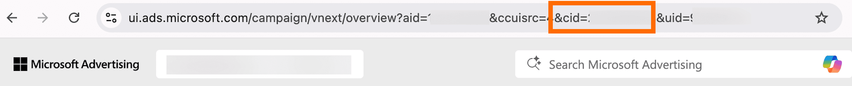 CID in Microsoft Ads