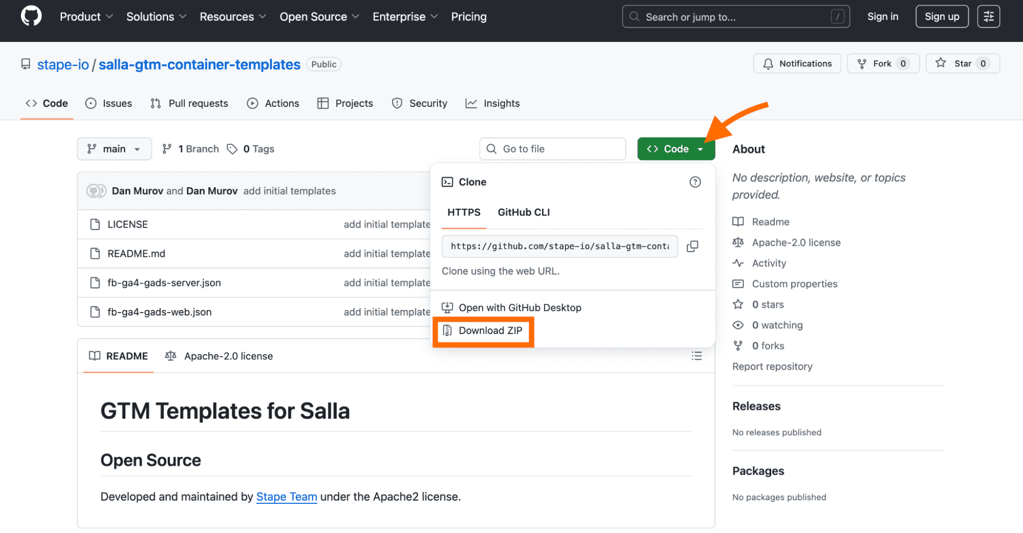 Download Salla templates from GitHub