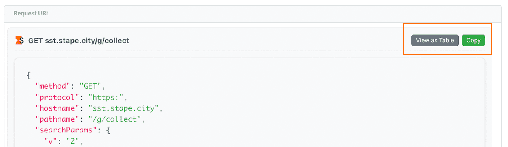 Request URL features