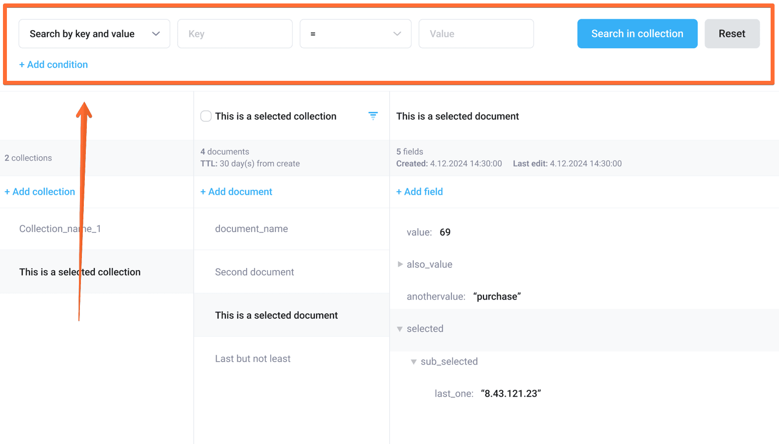 Conditional filtering