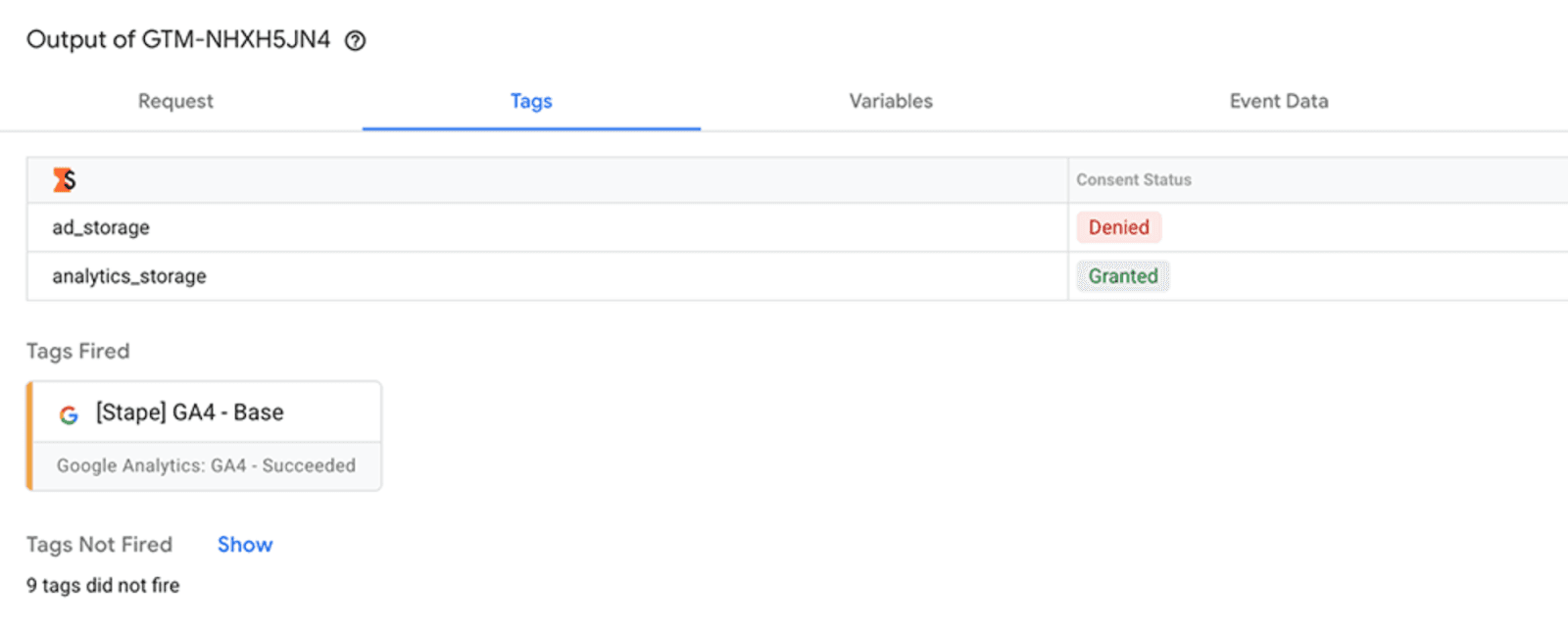 Server container preview