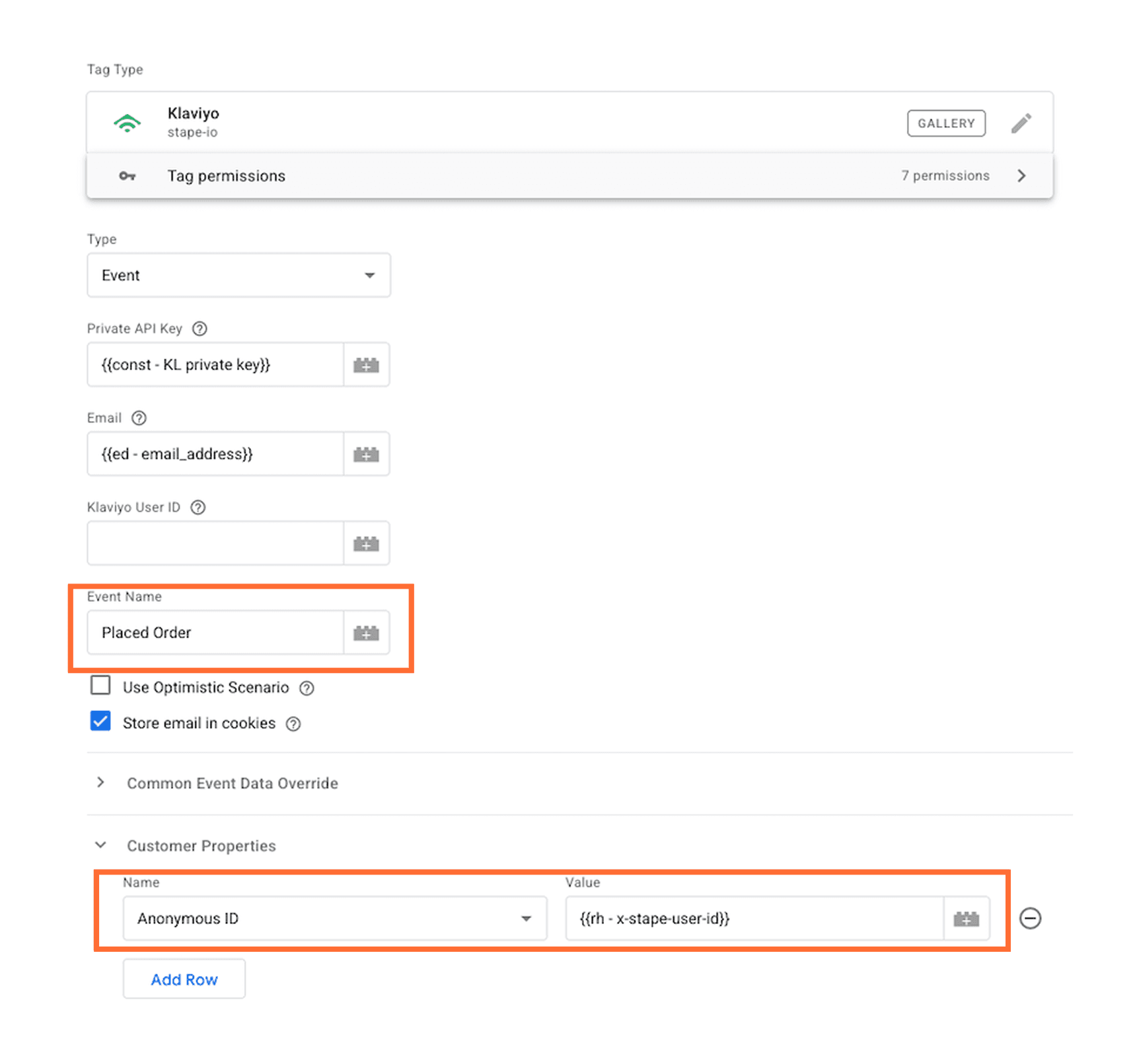 Anonymous ID in "Placed Order" event