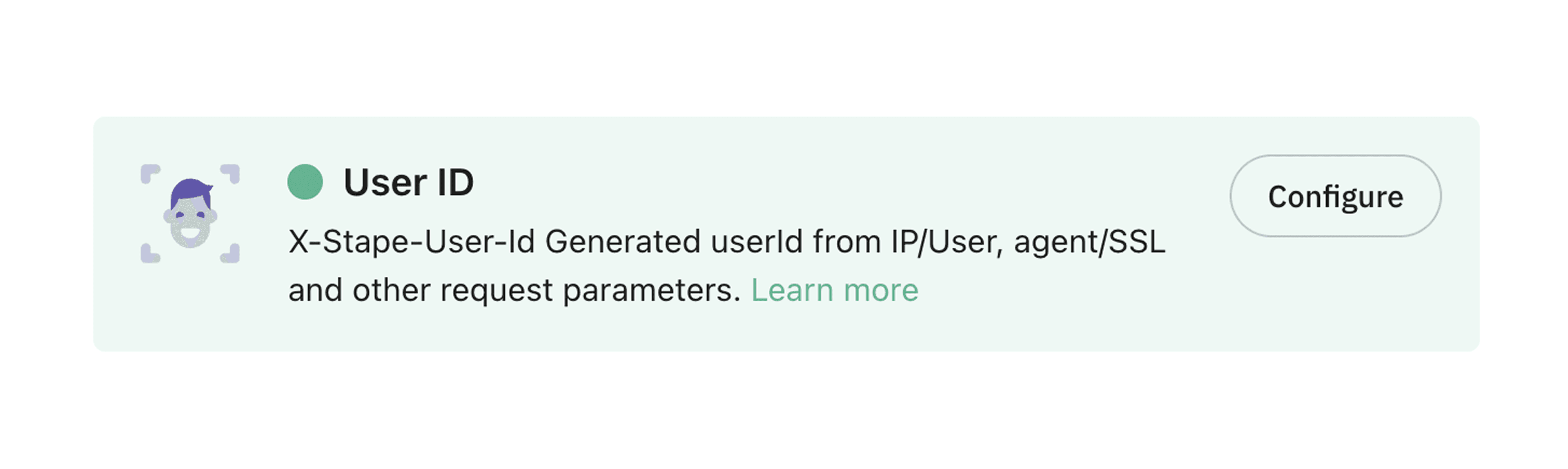 Stape User ID power-up
