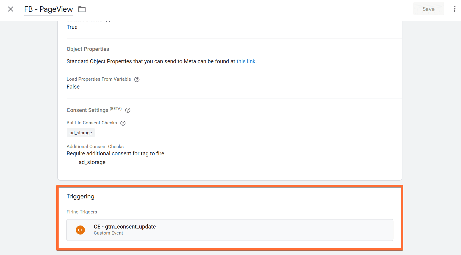 gtm_consent_update as the trigger for&nbsp;tags that are supposed to fire at first touch