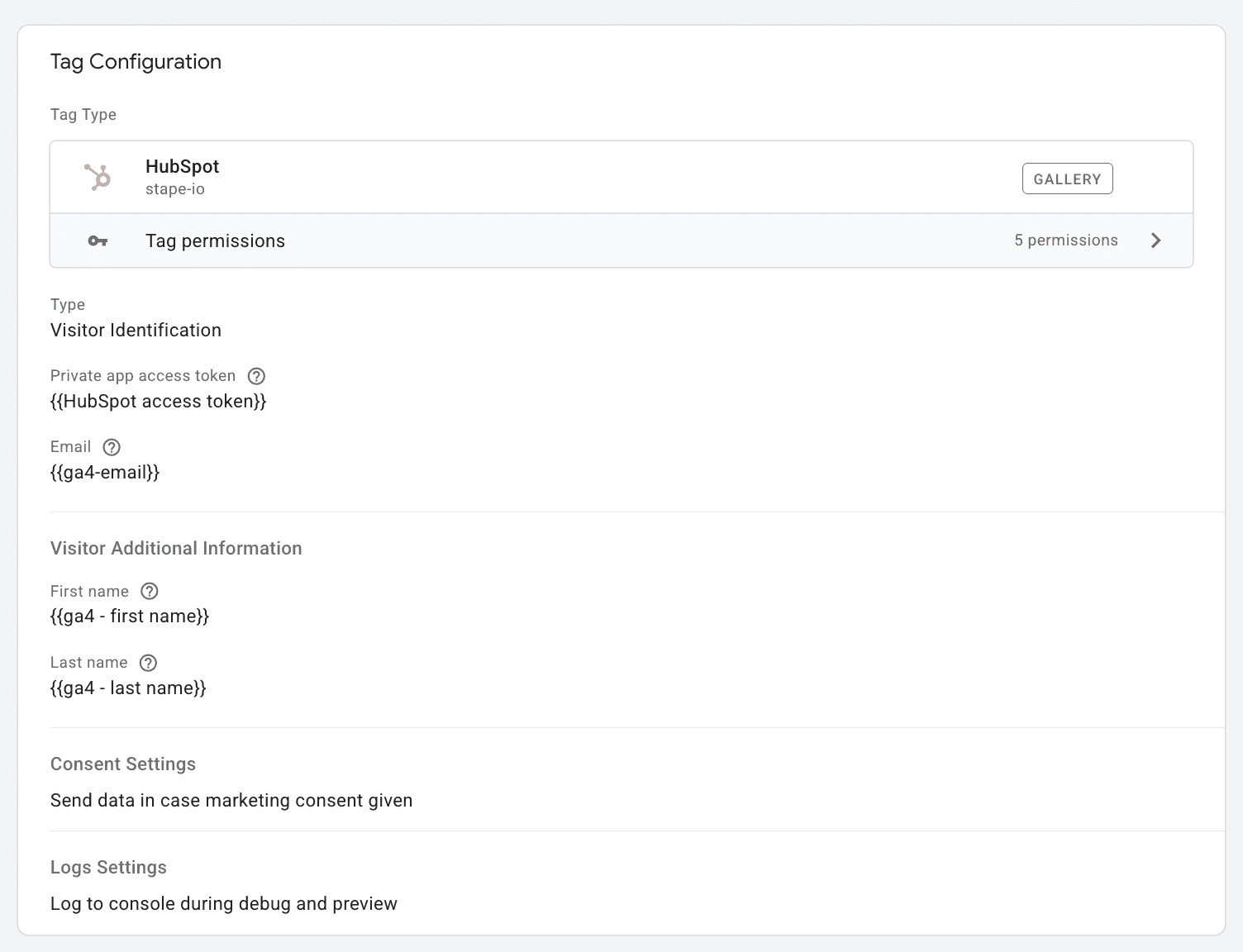 Visitor identification
