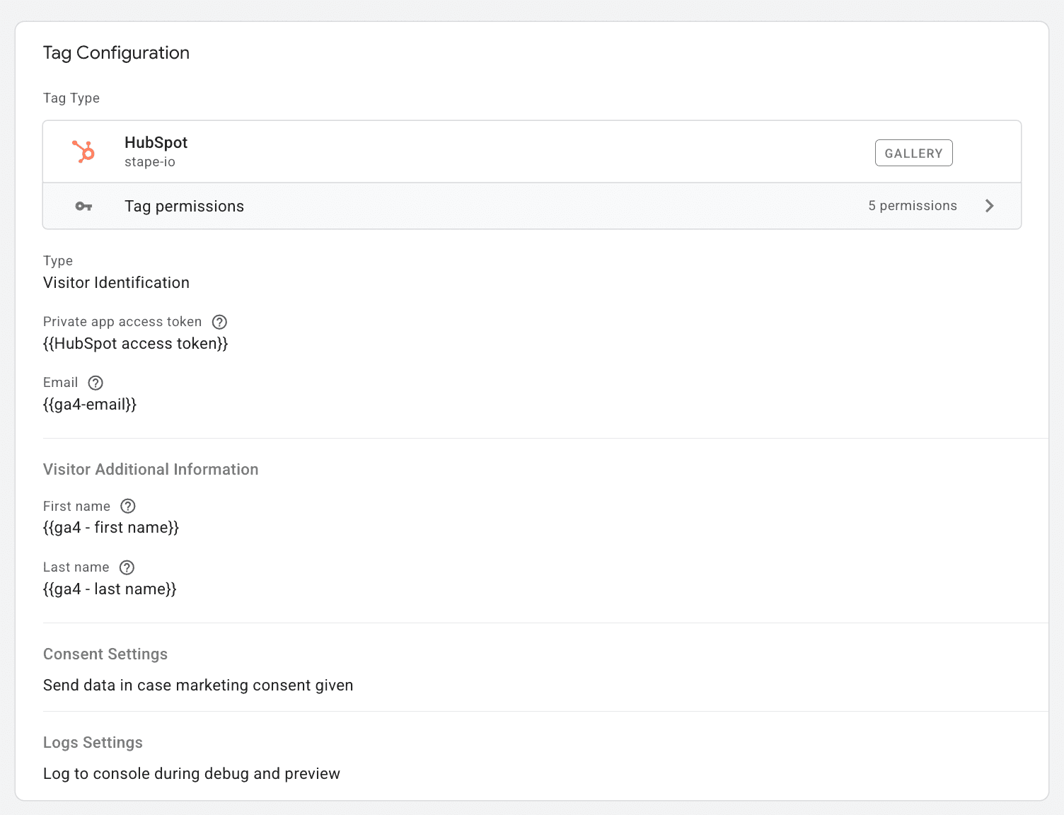 Visitor identification