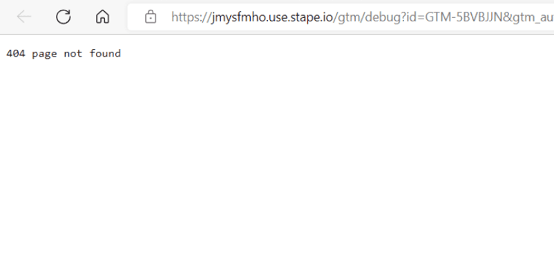 404 PAGE NOT FOUND error